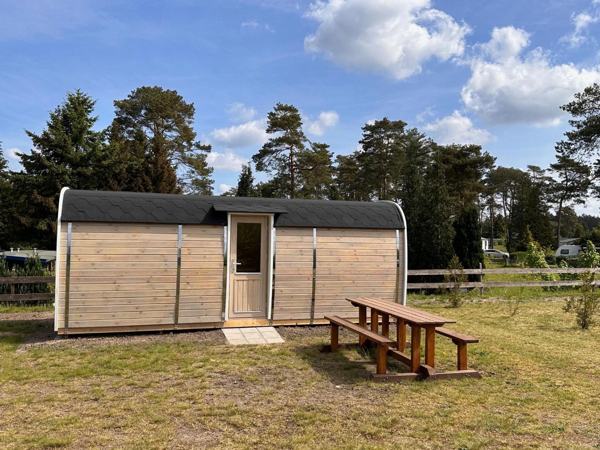 Naturcamping Lueneburger Heide - Chalets & Tiny Haeuser Soltau Bagian luar foto