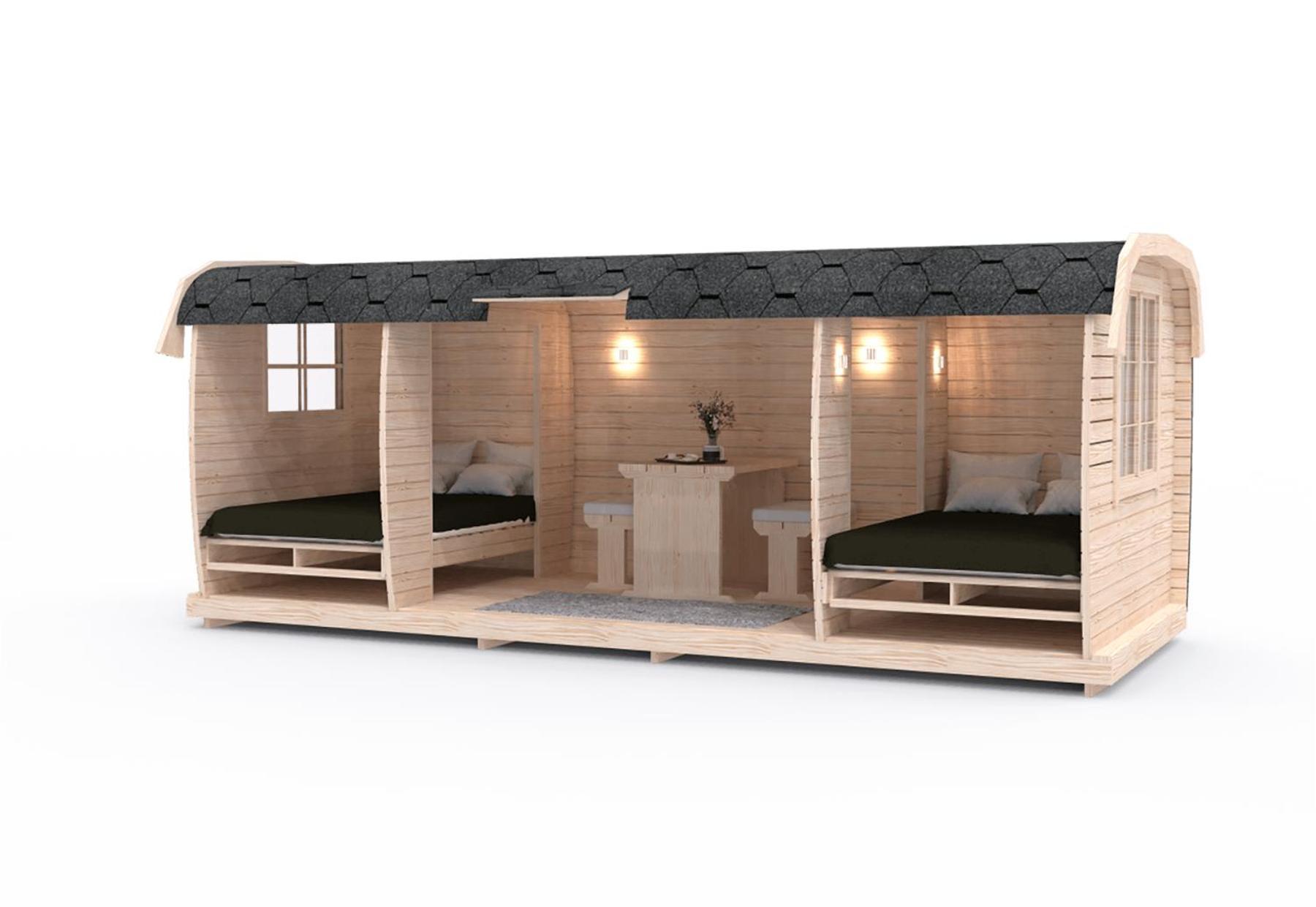 Naturcamping Lueneburger Heide - Chalets & Tiny Haeuser Soltau Bagian luar foto