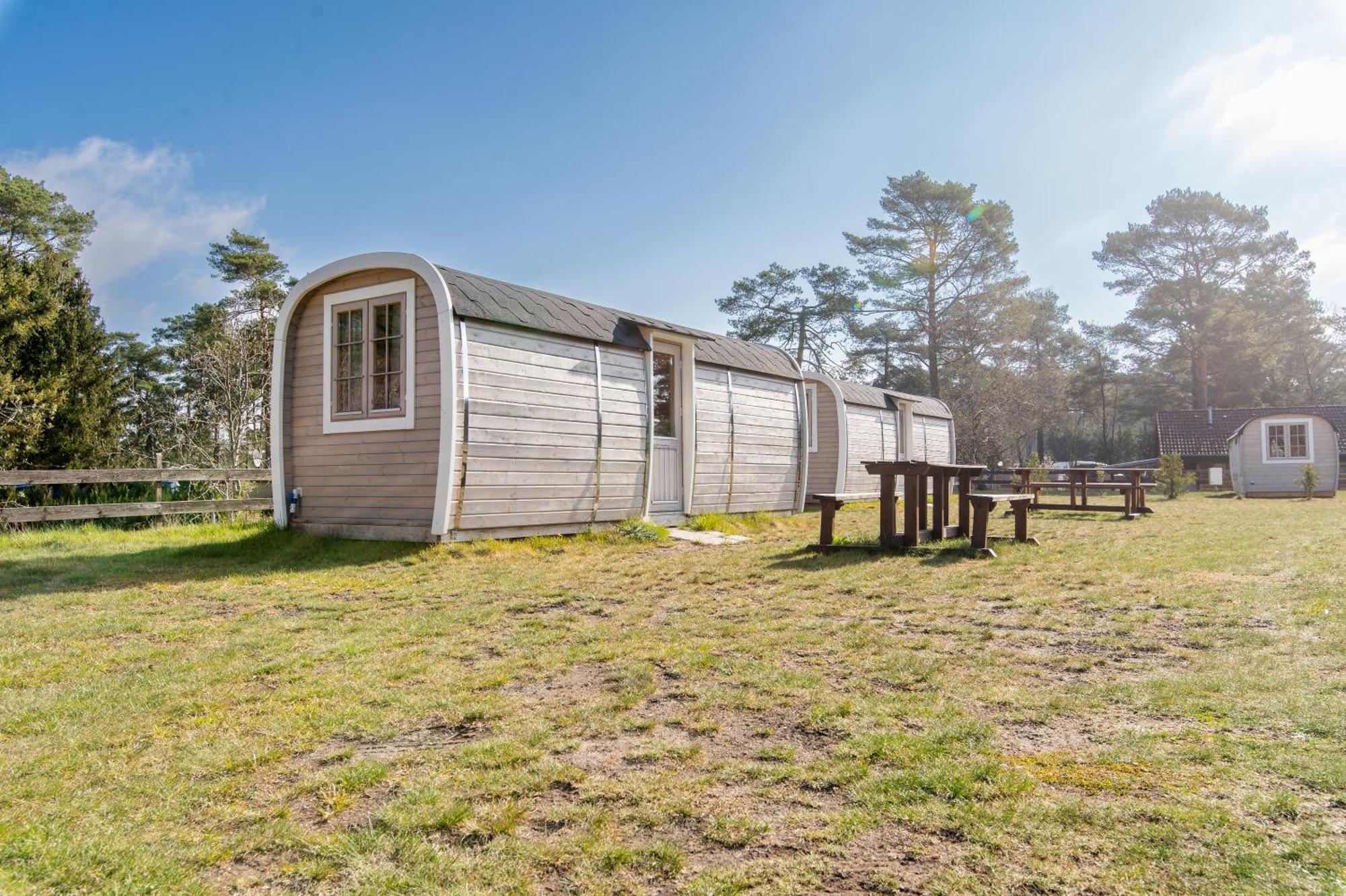 Naturcamping Lueneburger Heide - Chalets & Tiny Haeuser Soltau Bagian luar foto
