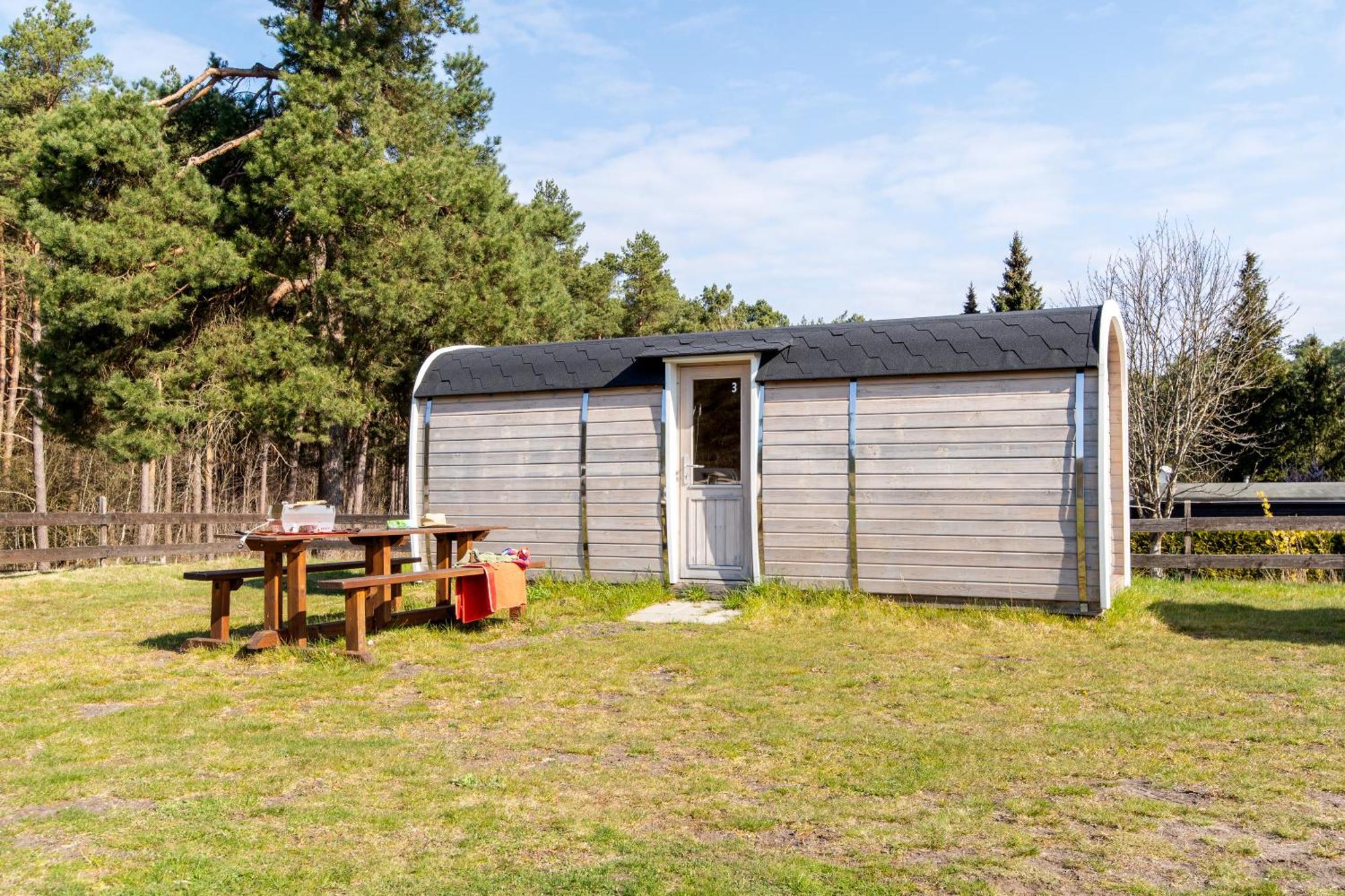 Naturcamping Lueneburger Heide - Chalets & Tiny Haeuser Soltau Bagian luar foto