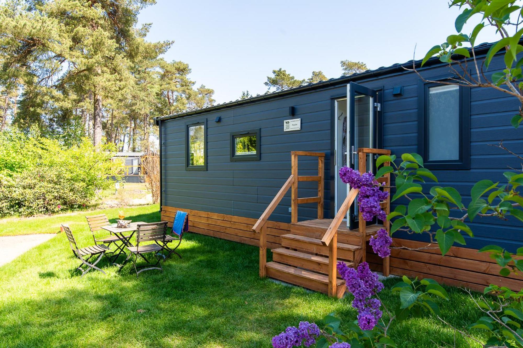 Naturcamping Lueneburger Heide - Chalets & Tiny Haeuser Soltau Bagian luar foto